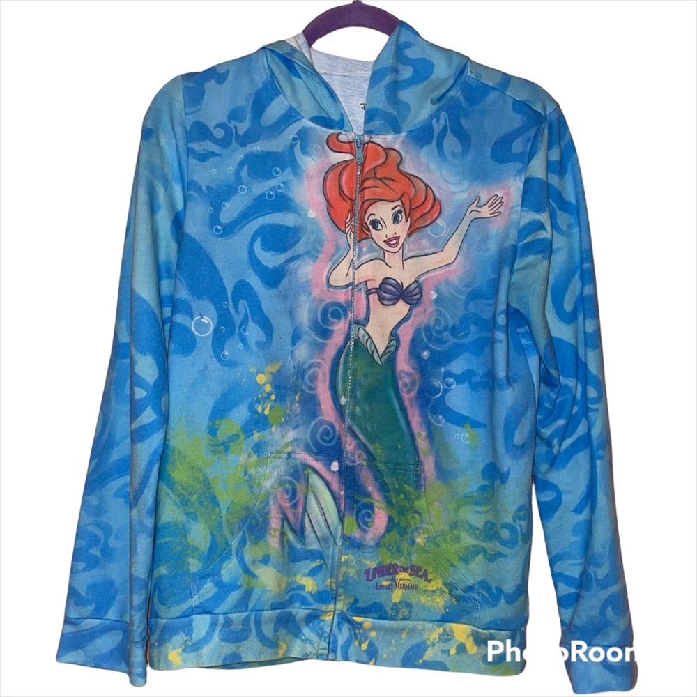- Disney Parks Under the Sea Arriel Full Zip Hoodie Size XL Excellent Cond…